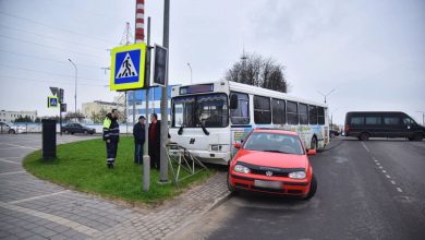 ДТП с автобусом в Барановичах