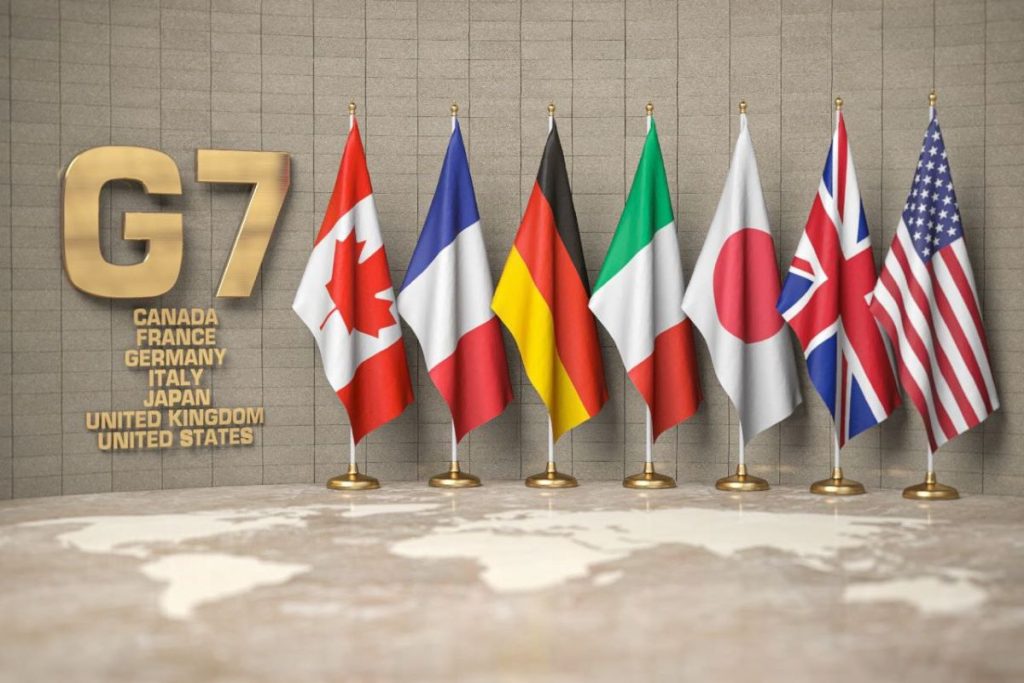 Флаги стран G7