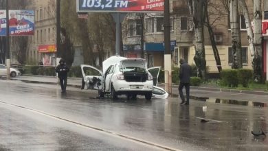 Подрыв автомобиля в Мелитополе