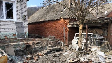 Последствия минометного обстрела на Белгородщине