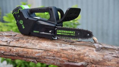 Аккумуляторная одноручная цепная пила GREENWORKS GD40TCS – оптимальная модель для арбористов, ухаживающих за деревьями на высоте: компактная и производительная, легкая, удобная и малошумная 11