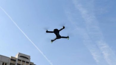 Дрон над Новосибирском