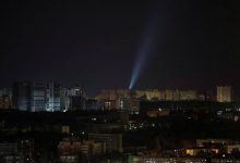 Киев ночью 8 мая