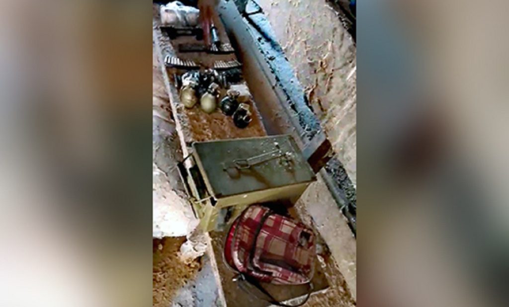 Найденные при обыске боеприпасы