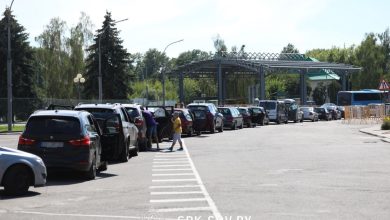 Очередь на пункте пропуска Брест