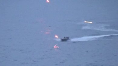 Уничтожение надводного беспилотника в Черном море