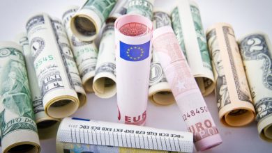 евро, доллары