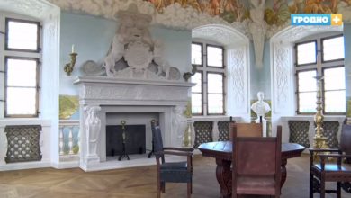 Алебастровый зал в замке Гродно