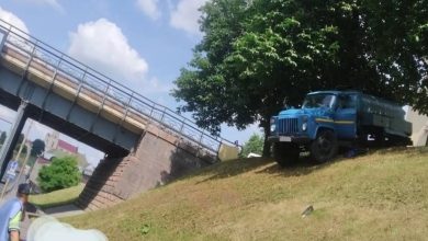 Грузовик в Гродно
