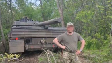 Танк Leopard на Украине