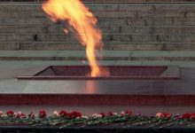 Вечный огонь, минута молчания