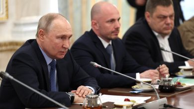 Встреча Путина с военными корреспондентами
