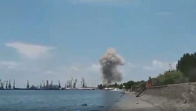 Взрыв в Бердянске