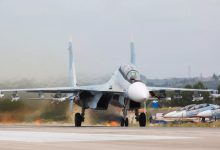 Истребители ВКС России на авиабазе Хмеймим в Сирии