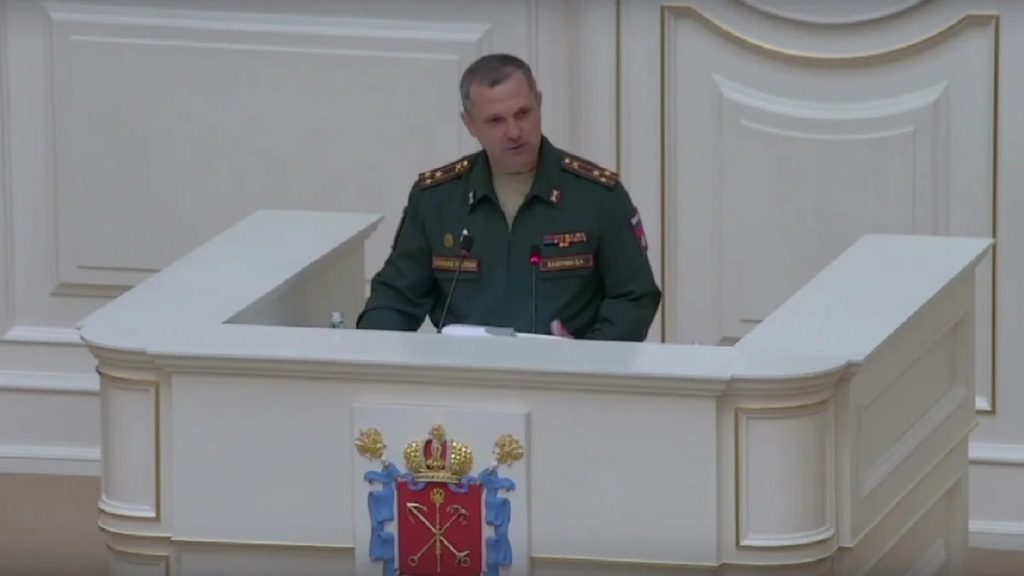 Командующий «Ленинградским полком» Евгений Вашунин