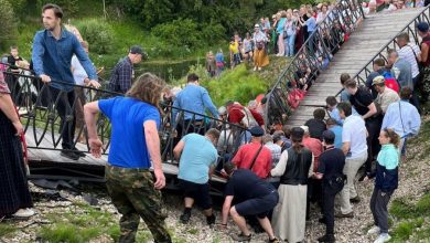 Обрушение моста в Луге