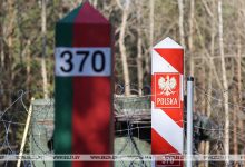Пограничные столбы Беларуси и Польши
