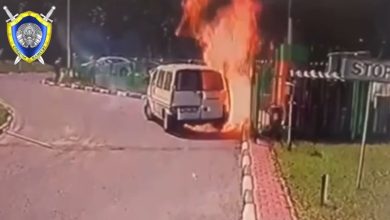 Пожар на заправке