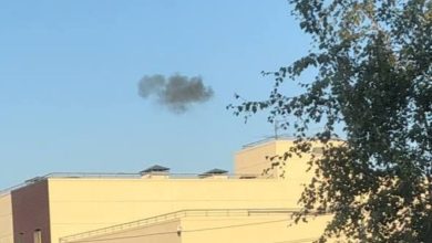 Сбитый беспилотник в Новой Москве