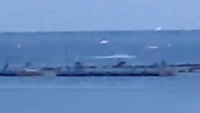 Уничтожение надводного дрона в Севастополе