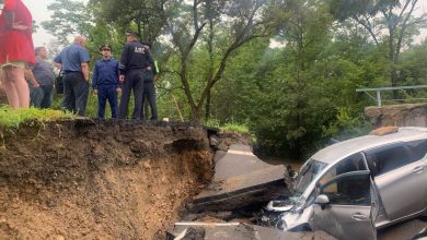 Обрушение моста в Приморье