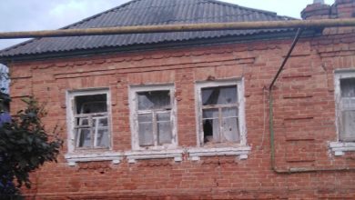 Последствия обстрела в Курской области