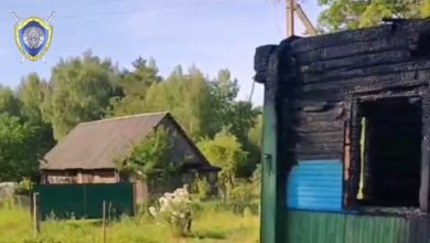 Пожар в Столбцовском районе