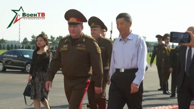 Прибытие министра обороны КНР в Беларусь
