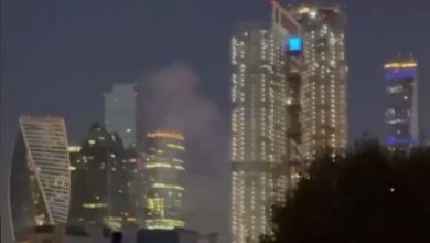 Прилет в Москва-сити