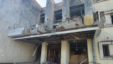 Штаб гумпомощи после обстрела ВСУ в Алешках