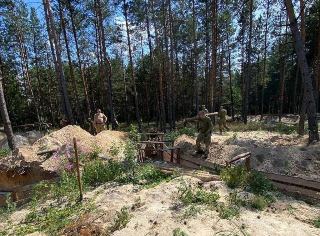 Укрепления на границе с Беларусью