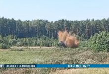 Уничтожение снарядов ВОВ в Брестской области