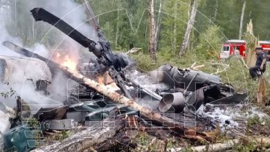 Упавший вертолет в Челябинской области