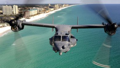 Военный вертолет США V-22 Osprey