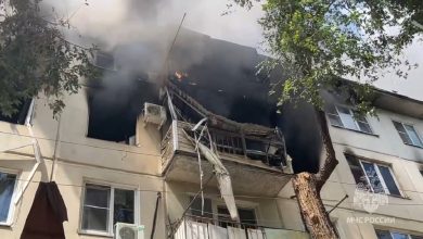 Взрыв газа в Астрахани