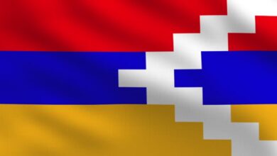Флаг Нагорного Карабаха