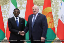 Лукашенко с президентом Экваториальной Гвинеи