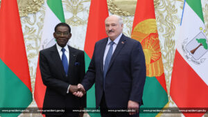 Лукашенко с президентом Экваториальной Гвинеи