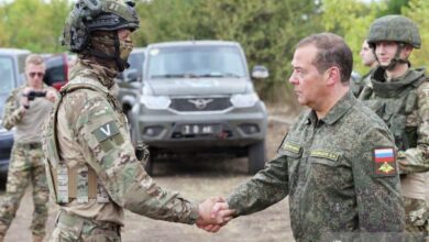 Медведев в зоне СВО