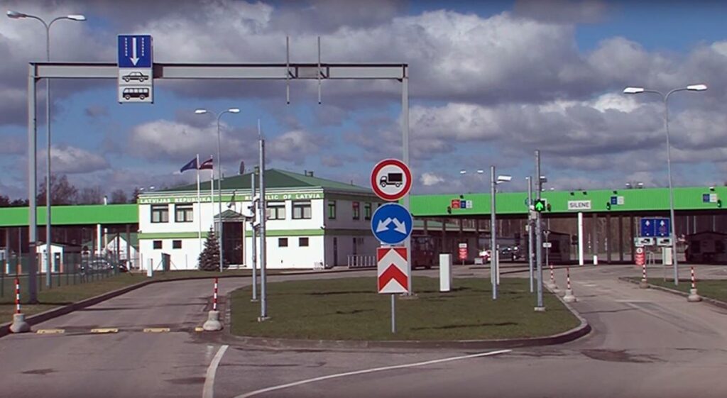 Пункт пропуска Силене в Латвии