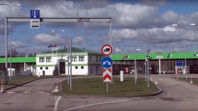 Пункт пропуска Силене в Латвии