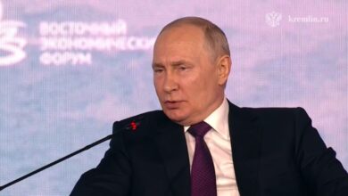 Владимир Путин на ВЭФ