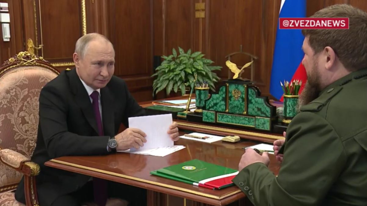 Путин встретился с Кадыровым в Кремле