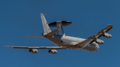 Военный самолет НАТО