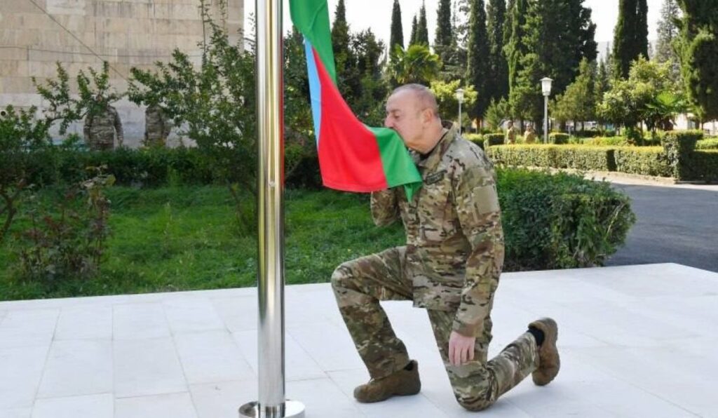 Алиев в Карабахе