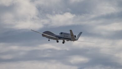 Беспилотник-разведчик США Global Hawk