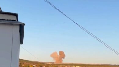 Дым в Севастополе