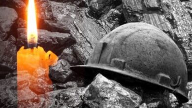 Память погибшим шахтерам