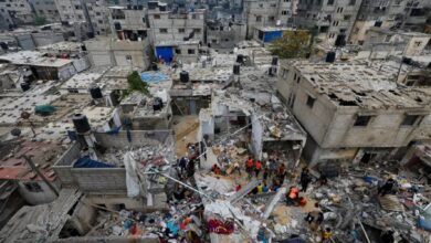 Сектор Газа после обстрелов Израилем