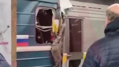 Столкновение поездов в московском метро